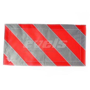 Флажок со светоотражающей лентой для буксировочного ремня/троса (красный) оксфорд